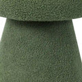 Adeco Large Soft Mushroom Ottoman - Versatile Foot Stool for Living Room and Bedroom