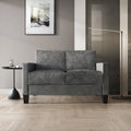 CraftPorch Velvet Upholstered Mid-Century Modern Corduroy 2-Piece Living Room Set