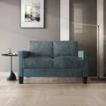 CraftPorch Velvet Upholstered Mid-Century Modern Corduroy 2-Piece Living Room Set