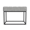 HomePop Theodore Upholstered Ottoman