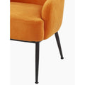 Mid-Century Velvet Accent Chair with Slope Arms