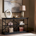 iNSPIRE Q Artisan Barnstone Iron and Wood Entryway Console Table