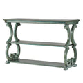Lorraine Wooden Scroll TV Stand and Sofa Table by iNSPIRE Q Classic