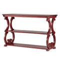Lorraine Wooden Scroll TV Stand and Sofa Table by iNSPIRE Q Classic
