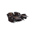 Grete Brown Luxury Faux Leather Living Room Collection