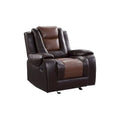 Grete Brown Luxury Faux Leather Living Room Collection