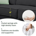 Versatile Reversible Sectional Sofa with Ottoman - Flexible Combination Module
