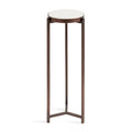 Kate and Laurel Aguilar Glamorous Drink Table - 9x9x23 Inches