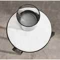 Kate and Laurel Aguilar Glamorous Drink Table - 9x9x23 Inches