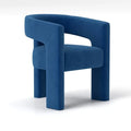 SEYNAR Contemporary Glam Velvet Dining Chair with Open-Back Design