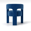 SEYNAR Contemporary Glam Velvet Dining Chair with Open-Back Design