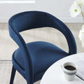 Set of Two Pinnacle Performance Velvet Dining Chairs