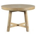 5-Piece Round Extendable Dining Set with Chairs
