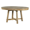 5-Piece Round Extendable Dining Set with Chairs