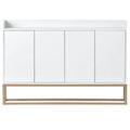 47.2-Inch Modern Sideboard/Buffet with Spacious Table and Four Doors