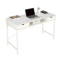 JJS 48" Contemporary Writing Desk with Drawers - Spacious Home Office Computer Workstation with Storage
