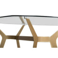 Silver Orchid Myers 48-Inch Modern Metal and Glass Desk