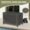 Freestanding Outdoor Kitchen Island with Storage and Prep Table - Grill Storage Cabinet