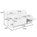 Poundex Reclining Sofa