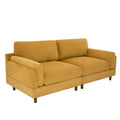 90-Inch Oversized Corduroy Sofa for Living Room with Reversible Cushions