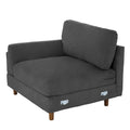90-Inch Oversized Corduroy Sofa for Living Room with Reversible Cushions