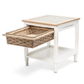 Island Breeze Single-Basket Side Table