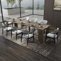 Versatile Extendable Rectangular Dining Console Table for 4 to 8 Guests