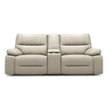 Malibu 79 Leather Power Reclining Loveseat with Console and Cup Holders - 2-Piece Set