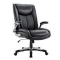 Ergonomic Office Chair with High Back Flip Up Armrests and Rolling Base