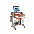 Space-Saving Ergonomic Computer Desk