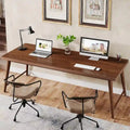 78.7-Inch Extra Long Wooden Desk - Spacious 2-Person Computer and Writing Desk