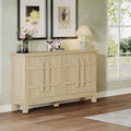 55-Inch Rustic Wood Farmhouse Buffet Cabinet with Ample Storage