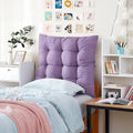 Tufted Queen Puffy Headboard for College by DormCo