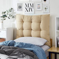 Tufted Queen Puffy Headboard for College by DormCo
