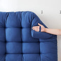 Tufted Queen Puffy Headboard for College by DormCo