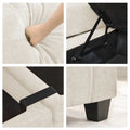 Versatile Chenille Storage Loveseat Sofa