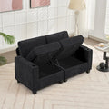 Versatile Chenille Storage Loveseat Sofa