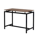 Contemporary 5-Piece Space-Saving Bar Table Set with Table and Stools