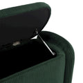 Upholstered Fabric Storage Ottoman for Entryway