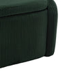 Upholstered Fabric Storage Ottoman for Entryway