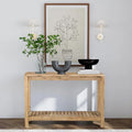 East at Main Petter Solid Wood Console Table with Shelf