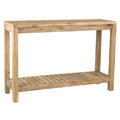 East at Main Petter Solid Wood Console Table with Shelf