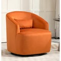 360-Degree Swivel Barrel Accent Chair