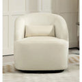 360-Degree Swivel Barrel Accent Chair
