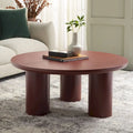 SAFAVIEH Home Mork Round Coffee Table with 3 Legs - 40" W x 40" D x 18" H