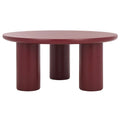 SAFAVIEH Home Mork Round Coffee Table with 3 Legs - 40" W x 40" D x 18" H
